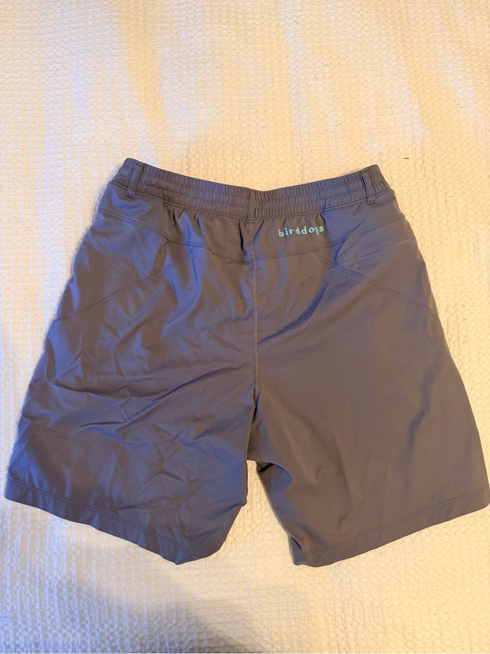 Birddogs Men’s Medium Athletic Shorts – Dark Gray & Orange
